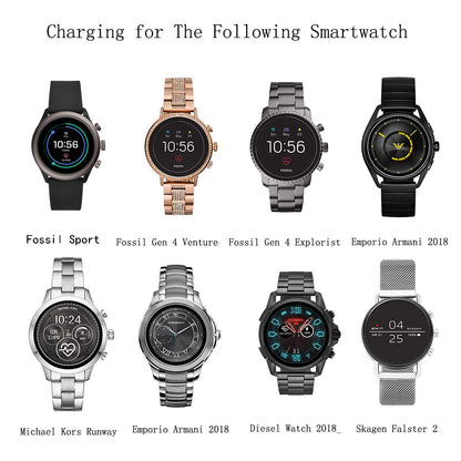 Fossil Gen 4 / Gen 5 Charger Replacement Wireless Charging Dock for Fossil / Emporio Armani / Michael Kors / Skagen (Only for The Watch 2018)