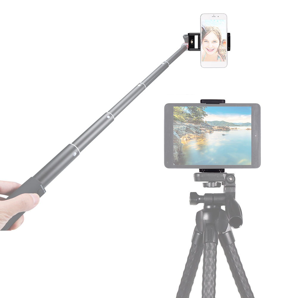 1/4â€œ Threaded Multi-function Mobile Phone Bracket for Phone Tablet with Tripod Unipod and Selfie Stick