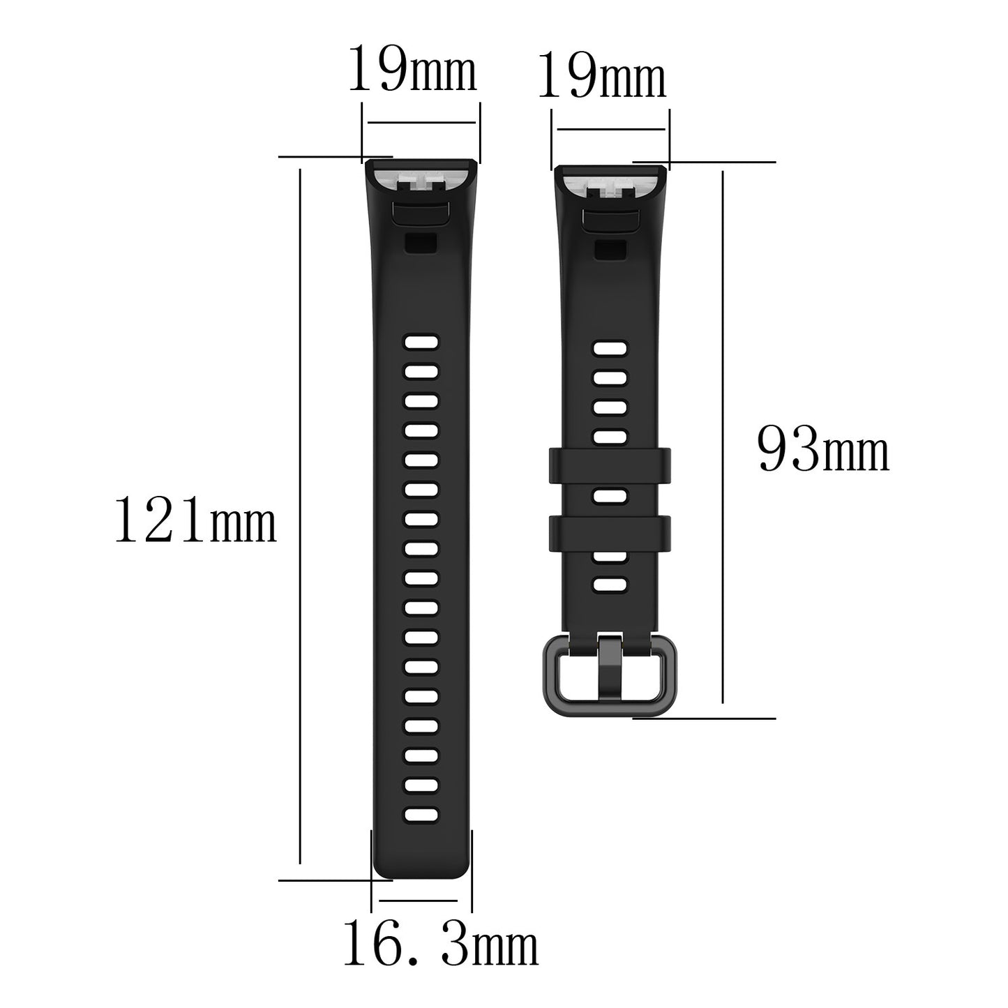 TPU Smart Bracelet Strap Replacement Band for Huawei Band 4 Pro