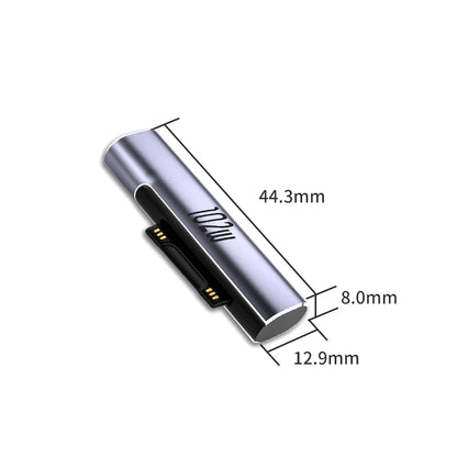 102W Type-C Female to Surface Charge Adapter USB-C PD Fast Charging Converter for Microsoft Surface