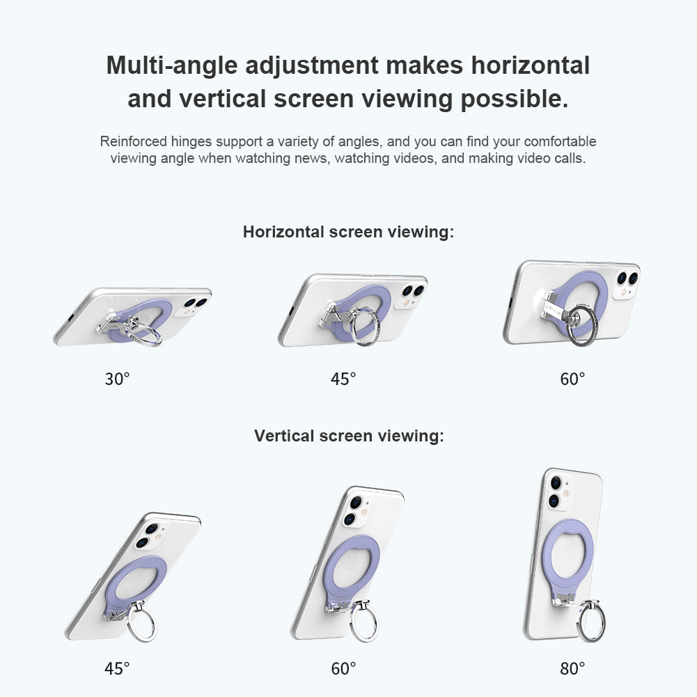 NILLKIN SnapGrip Stick-On Adhesive Type Magnetic Wireless Charging Ring Holder