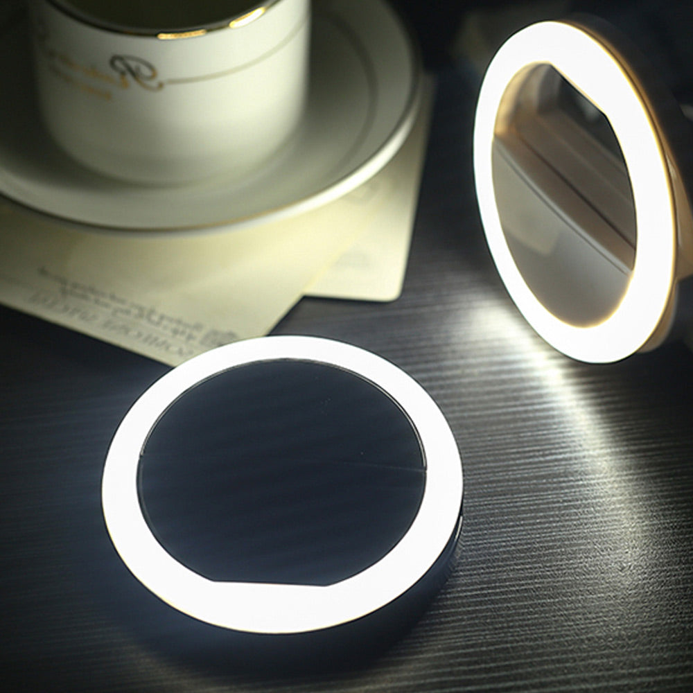 36 LEDs Ring Shape Selfie Light with 3 Adjustable Brightness for iPhone Samsung Sony