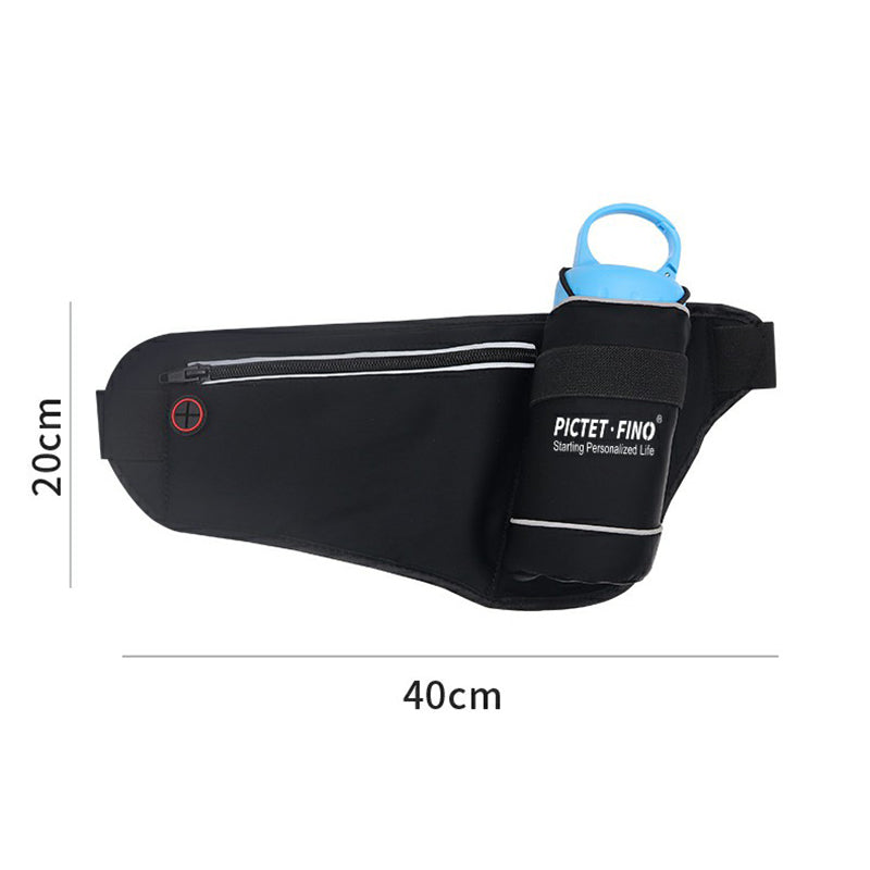 PICTET.FINO (RH23) Outdoor Sports Belt Waist Pack with Water Bottle Holder