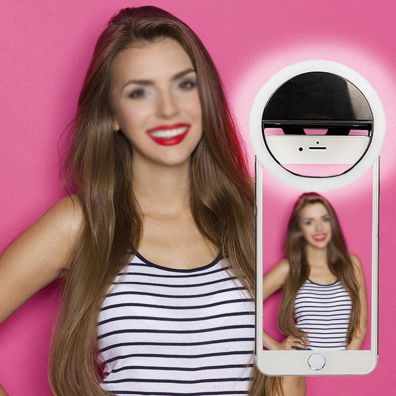 Universal Portable Clip-On 36 LED Dimmable Selfie Light Fill-in Light Pocket Spotlight