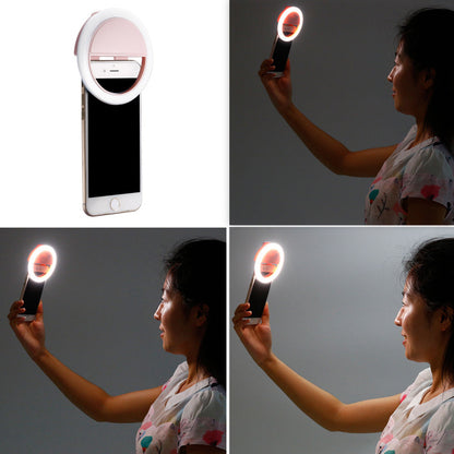 Universal Portable Clip-On 36 LED Dimmable Selfie Light Fill-in Light Pocket Spotlight