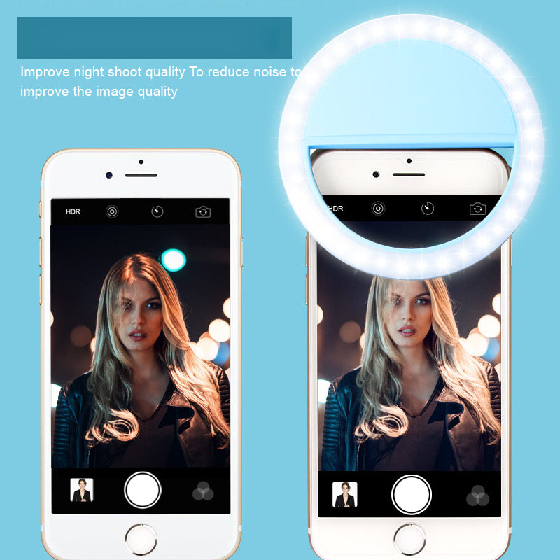 Universal Portable Clip-On 36 LED Dimmable Selfie Light Fill-in Light Pocket Spotlight