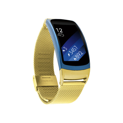 Mesh Stainless Steel Wrist Watch Strap for Samsung Gear Fit 2 SM-R360