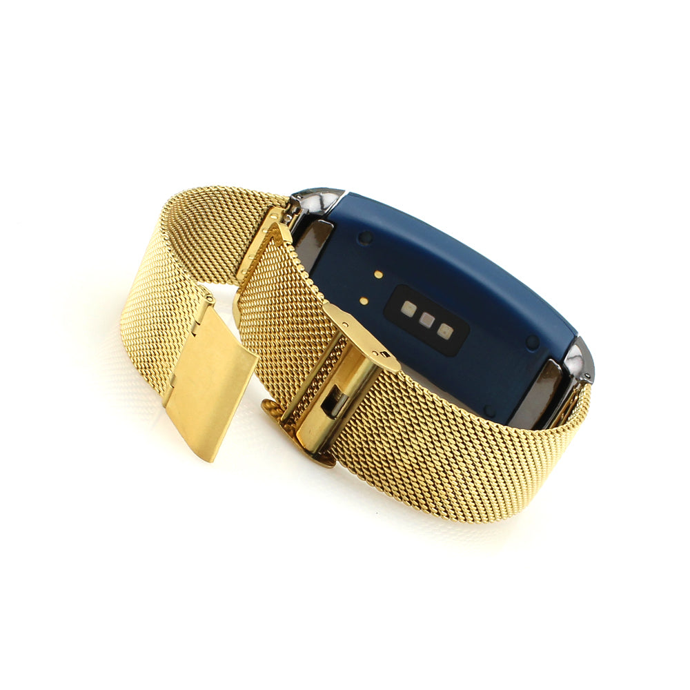 Mesh Stainless Steel Wrist Watch Strap for Samsung Gear Fit 2 SM-R360