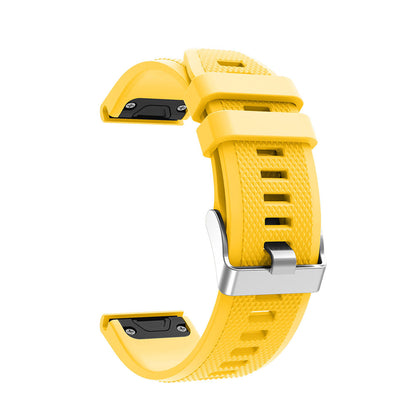 Rhombus Texture Soft Silicone Watch Band for Garmin Forerunner 935