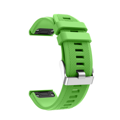 Rhombus Texture Soft Silicone Watch Band for Garmin Forerunner 935