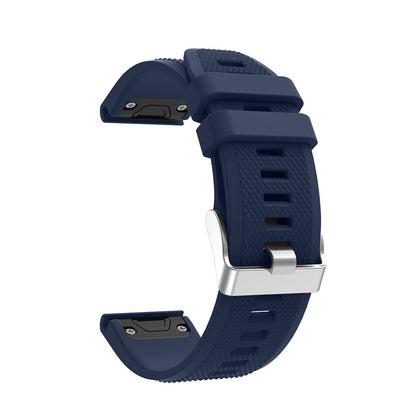 Rhombus Texture Soft Silicone Watch Band for Garmin Forerunner 935