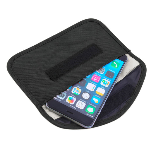 Mobile Phone Anti-radiation Signal Blocking Shield Cloth Bag Phone Storage Pouch, Size: 19.5 x 10.5cm