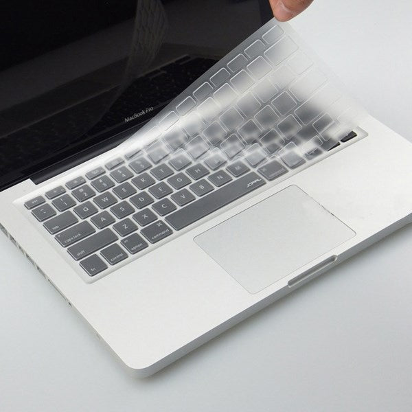 White ENKAY HAT PRINCE for MacBook Pro 13.3" A1425 Retina Display Crystal PC Cover + Keyboard Film + Anti-dust Plugs