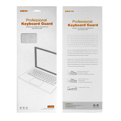 White ENKAY HAT PRINCE for MacBook Pro 13.3" A1425 Retina Display Crystal PC Cover + Keyboard Film + Anti-dust Plugs