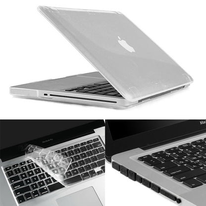 Transparent ENKAY HAT PRINCE Crystal PC Cover  for MacBook Pro 15.4" A1286 + Keyboard Guard Film + Anti-dust Plugs