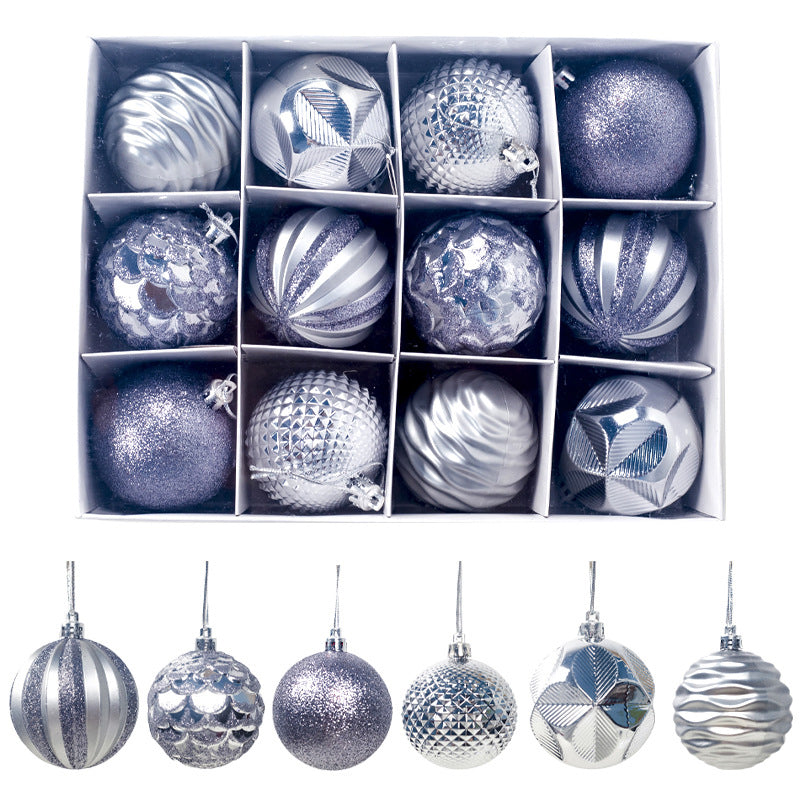 12PCS/Lot Christmas Tree Decor Ball Bauble Xmas Party Hanging Ball Decorations