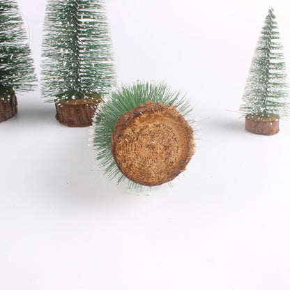 Mini Artificial Christmas Tree Home Table Top Decor, Size: 10 x 6cm