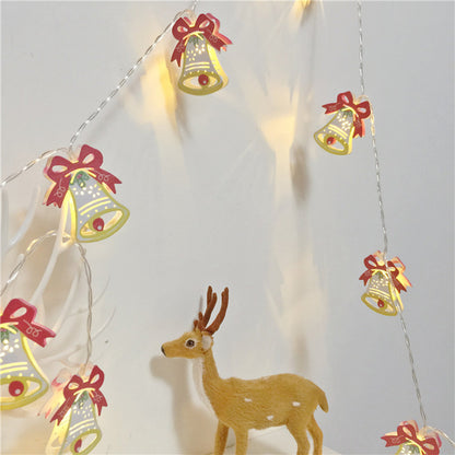 Painted 10-LED Light Strings Double-sided Christmas Decoration Light String 2m