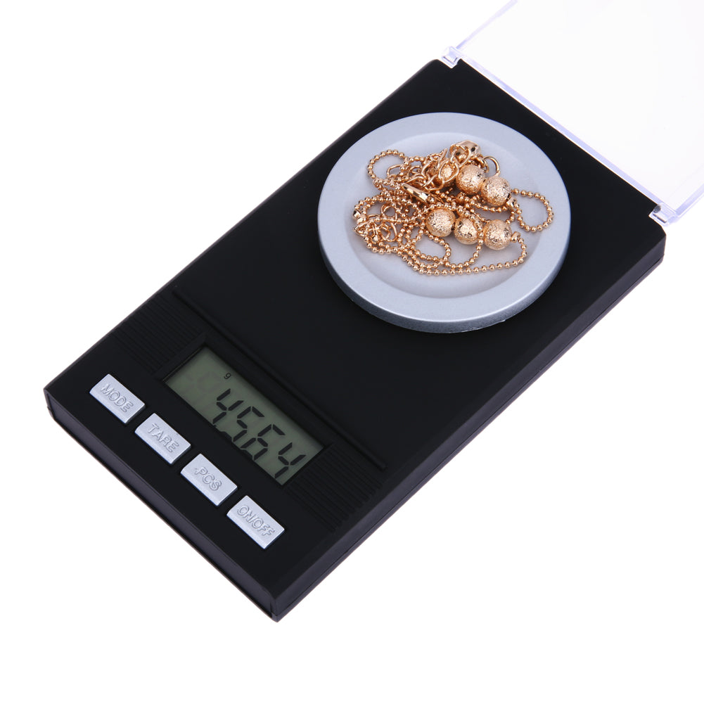 Mini Digital Milligram High Precision Scale 20g/0.001g Gems Jewelry Gold Color Powder Weighing Scale