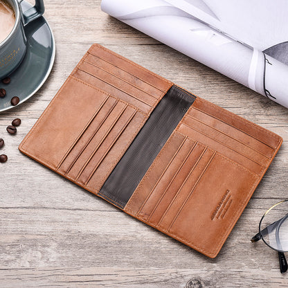 Vintage Multi-function Genuine Leather Card Holder