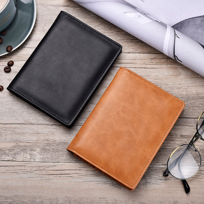 Vintage Multi-function Genuine Leather Card Holder