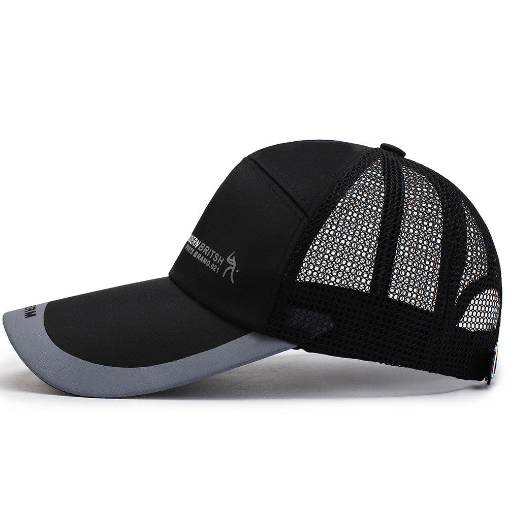 Summer Baseball Cap Outdoor Sun Protection Mesh Adjustable Hat