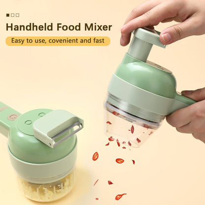 4 in 1 Portable Vegetable Chopper