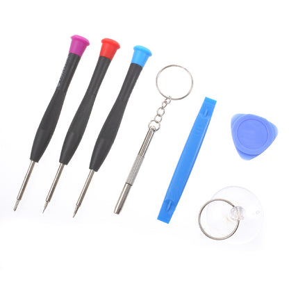 7-in-1 Mobile Phone Opening Repair Kit Screwdriver Pry Bar Suction Cup Tool Set for iPhone Samsung