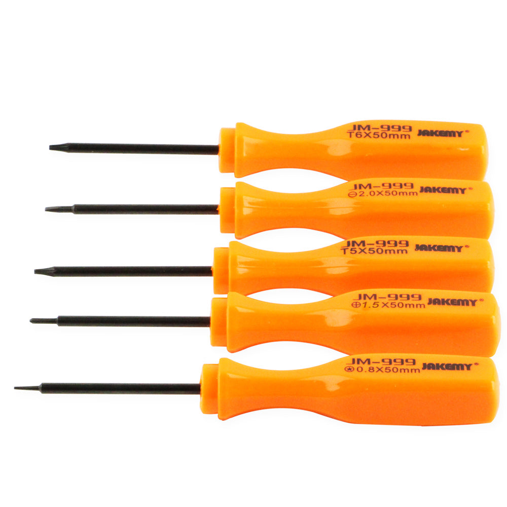 JAKEMY JM-999 5Pcs/Set Torx Pentagon Philips Screwdriver Repair Tool Kit