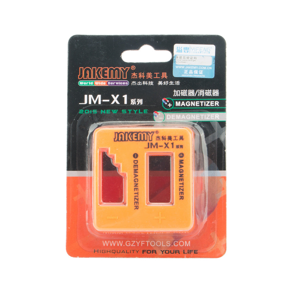 JAKEMY JM-X1 Magnetizer Demagnetizer for Steel Screwdriver Blades Tweezers