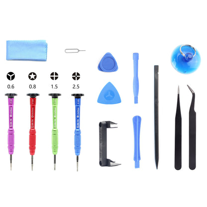 JF-8126 15 in 1 Repair Tool Set Opening Tool Kit for iPhone Samsung etc.