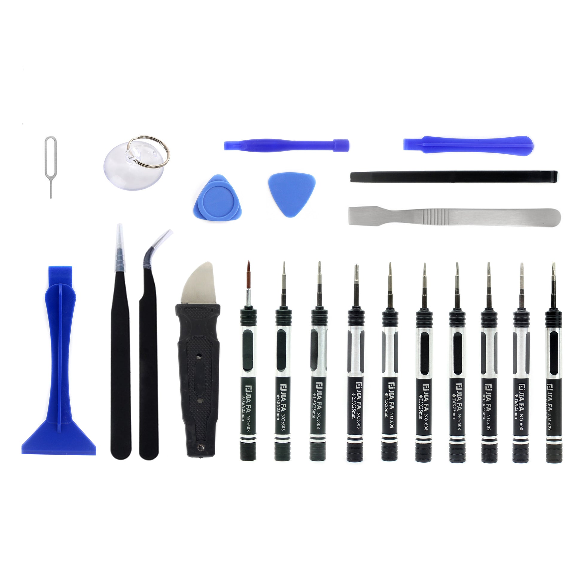 JF-8137 22-in-1 Portable Opening Pry Screwdriver Repair Tool Kit for iPhone Samsung Huawei