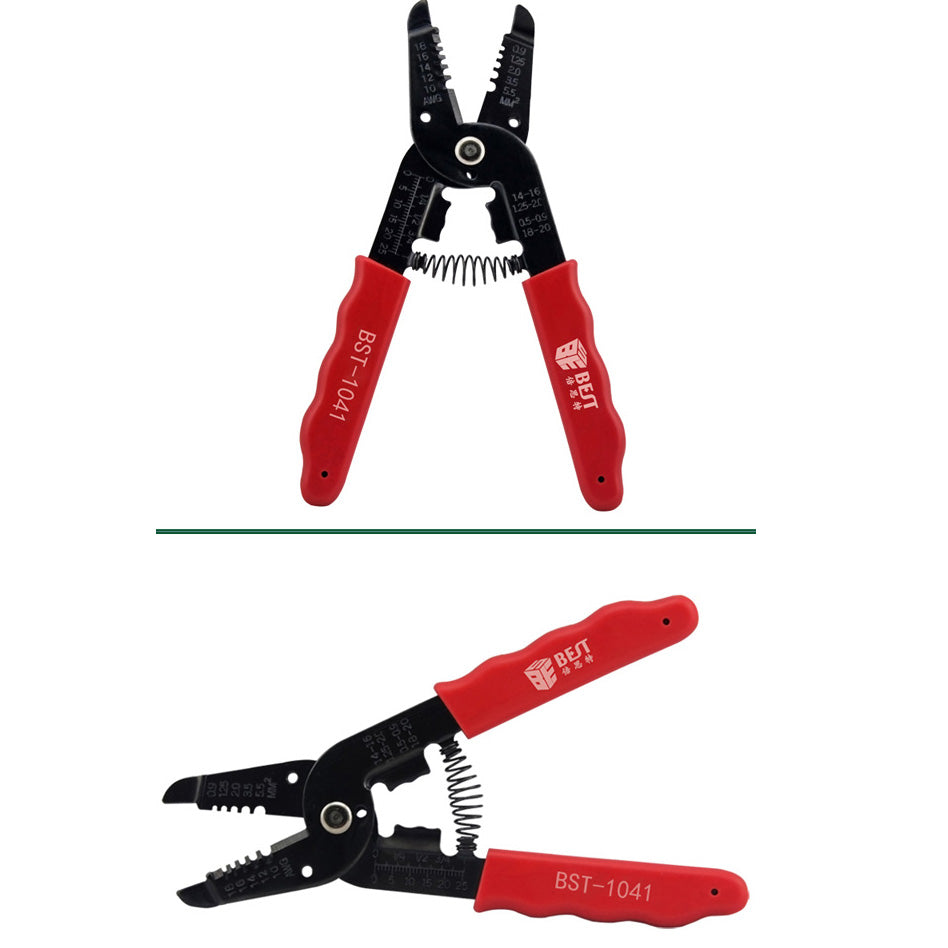 BEST BST-1041 Multifunctional Decrustation Pliers Wire Cable Stripper Steel Wire Stripping Pliers