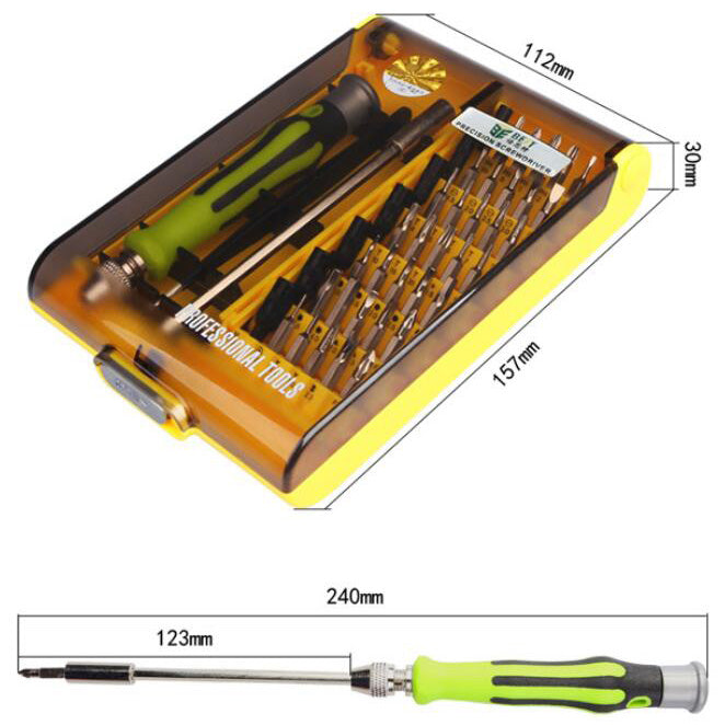 BEST BST-8912 45-in-1 Changeable Bits Screwdriver Professional Repair Tools Kit