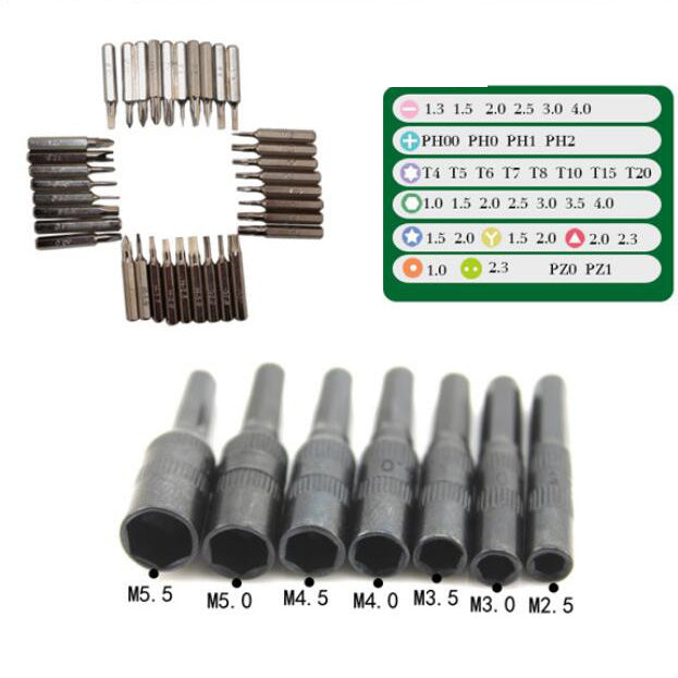 BEST BST-8912 45-in-1 Changeable Bits Screwdriver Professional Repair Tools Kit