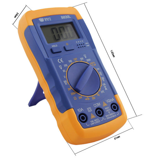 BEST BST-B830L LCD Display Digital Multimeter Handheld AC / DC Tester