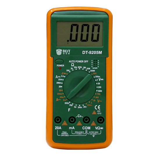 BEST BST-9205M LCD Digital Multimeter Handheld AC/DC Tester Device