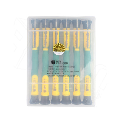 BEST BST-666 12 in 1 Screwdriver Kit Repair Tool Set