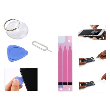 JF-8158 11-in-1 Battery Adhesive Sticker + Waterproof Adhesive Sticker Screwdriver Repair Tool Kit for iPhone 8 4.7 Battery