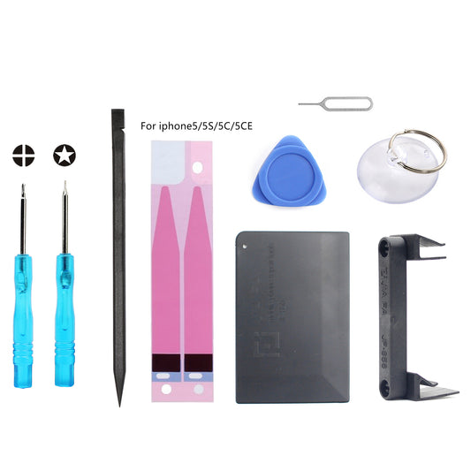 JF-8159 9-in-1 Battery Adhesive Sticker Screwdriver Repair Tool Set for iPhone 5s / 5 / 5c / SE