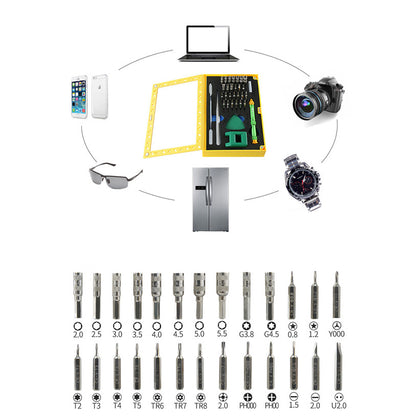 BEST BST-8929 Multi-function Screwdriver Set High Precision Screwdriver Kit with Tweezers Magnetizer Spudger