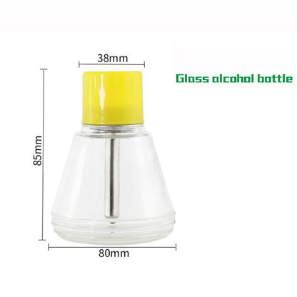 BEST Cone Shape Alcohol Dispenser Glass Conical Pump Bottle 150ml