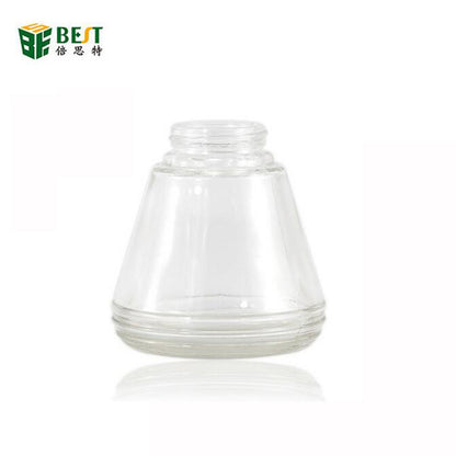 BEST Cone Shape Alcohol Dispenser Glass Conical Pump Bottle 150ml