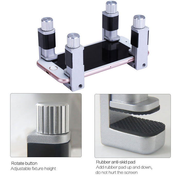 BEST BST-311 4Pcs/Lot Adjustable Clip Fixture LCD Screen Fastening Clamps Repair Tool for iPhone iPad Samsung etc.