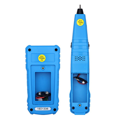 BSIDE FWT11 RJ11 RJ45 Cat5 Cat6 Telephone Wire Tracker Tracer Toner Ethernet LAN Network Cable Tester Detector Line Finder - Black/Blue