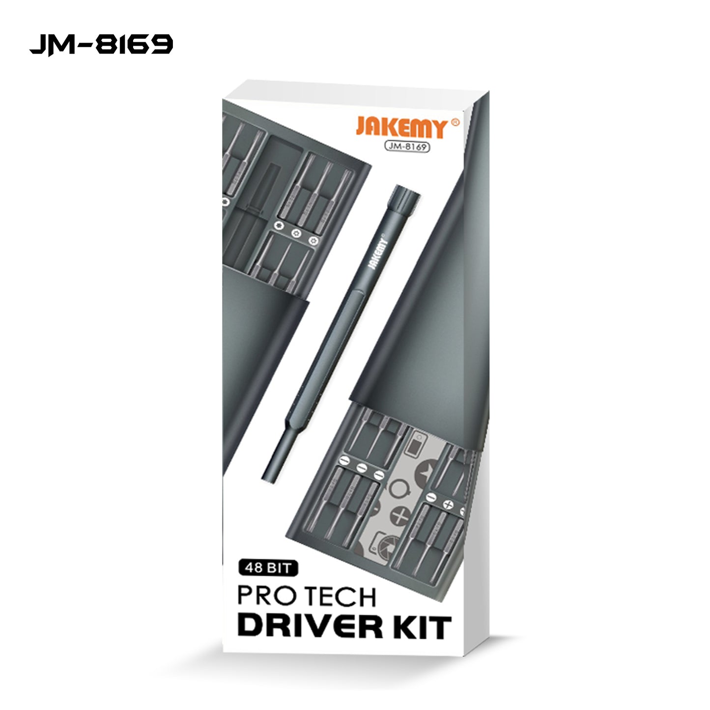 JAKEMY JM-8169 49 in 1 Precision Screwdriver Set Multifunctional Screwdriver Bits Set Screwdriver Head Repair Tool Kit