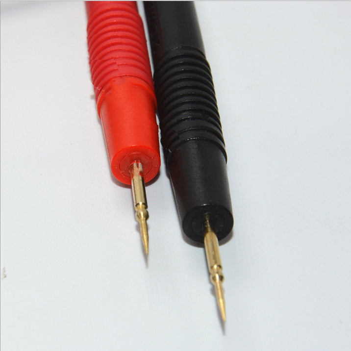 1 Pair Multimeter Test Leads Copper Probe with Ultra Fine Tip (Red and Black)