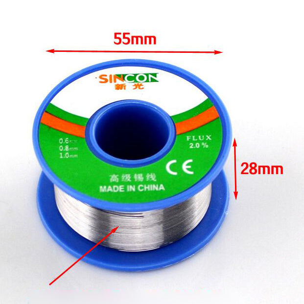 SINCON 1.0mm Flux Soldering Tin Lead Solder Wire Rosin Core