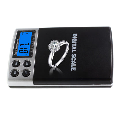 HF-06 500g/0.01g Digital Pocket Scale Jewelry Weighing Electronic Balance with Back-lit LCD