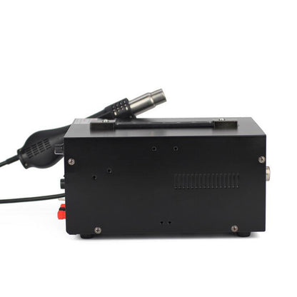 YIHUA 853D LED Soldering Rework Station + Hot Air Gun + 15V/1A Power Supply 3-in-1 Welding Tool